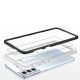 5. Clear 3in1 Case for Samsung Galaxy S22 + (S22 Plus) Frame Gel Cover Black
