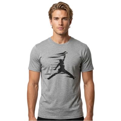 4. Men's Air Jordan MVP Jumpman Crew T-shirt Gray - FZ1919-091