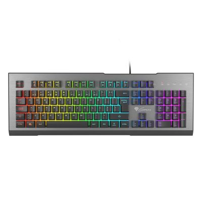 2. GENESIS Rhod 500 RGB Gaming Keyboard USB QWERTY Portuguese Black, Silver