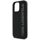 6. Karl Lagerfeld HC 3D Rubber Elongated Glitter iPhone 16 Pro Case - Black
