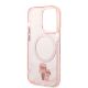 7. Karl Lagerfeld Iconic Karl&Choupette MagSafe Case for iPhone 14 Pro Max - Pink
