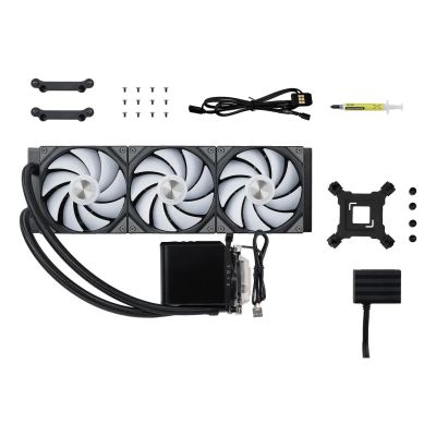 5. TRYX PANORAMA 360 ARGB water cooling with 3D AMOLED display - 360mm