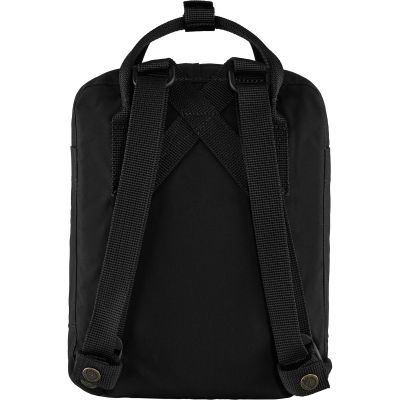 2. Fjällräven Kånken Mini Black children's city school backpack black (F23561-550)
