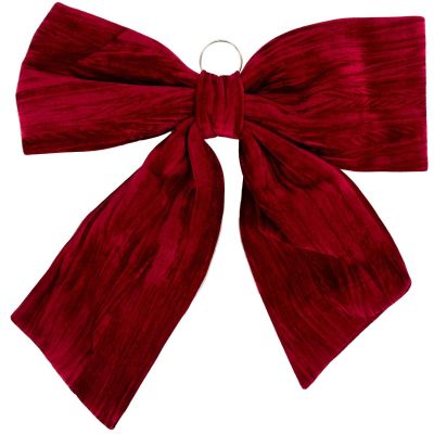 13. DECORATIVE BURGUNDY BOW 67x72x9CM MICA