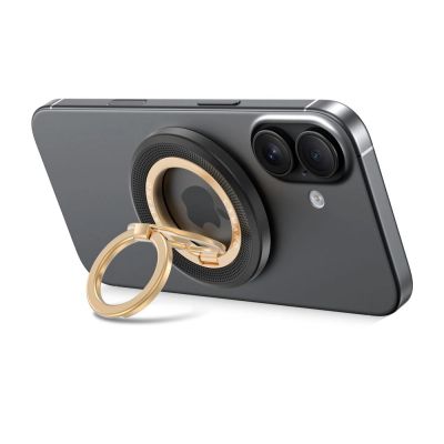 3. Tech-Protect MMR700 Lamano MagSafe Magnetic Phone Holder - Black and Gold