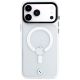 3. BMW Sign Frosted IML & Metal Logo MagSafe Case for iPhone 18 Pro Max / 17 Pro Max - Clear