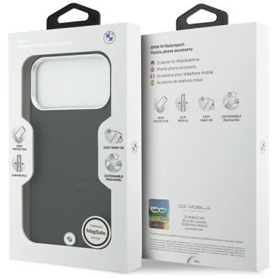 8. BMW Sign Full Wrapped Metal MagSafe Case for iPhone 17 Pro Max - Black