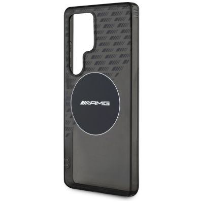 6. AMG Transparent Rhombs MagSafe Case for Samsung Galaxy S25 Ultra - Black