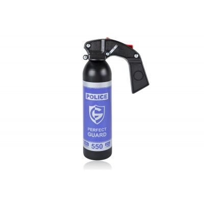 Police Perfect Guard 550 Pepper Spray - 480 ml. Gel - Fire Extinguisher