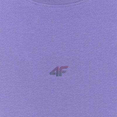 5. Women's T-shirt 4F F2971 purple 4FWAW25TTSHF2971 51S