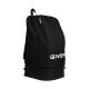 9. Givova Zaino Backpack with Reinforced Base, Black B007-0010-UNICA