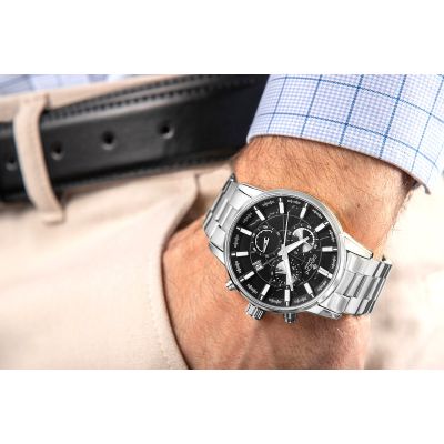 3. Giewont Chronograph Sapphire Silver Men's Watch GW4580-B2