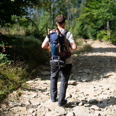 6. NC1993 NORTHLAKE NAVY BLUE TOURIST BACKPACK 30L+10 NILS CAMP