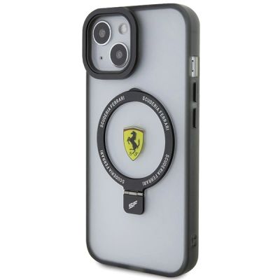 2. Ferrari FEHMP15SUSCAH iPhone 15 6.1" transparent hardcase Ring Stand 2023 Collection MagSafe