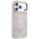 4. Guess 4G with Stripe Round and Classic Logos MagSafe Case for iPhone 17 Pro Max / 18 Pro Max - Pink