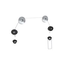 Maclean MC-557 TV cable hanger (wall-mounted, hanger - 70"; max. 50kg)
