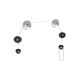 Maclean MC-557 TV cable hanger (wall-mounted, hanger - 70"; max. 50kg)