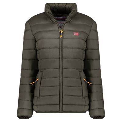 3. Women’s jacket Geographical Norway ATIKOLOR BASIC DB KAKI LADY 096 (WY4205F/GN-KAKI)