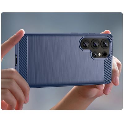6. Carbon Case for Samsung Galaxy S25 Ultra - Blue