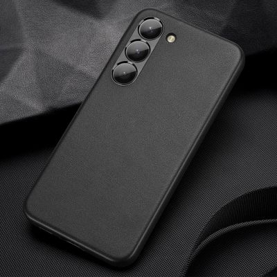 10. Dux Ducis Grit case for Samsung Galaxy S23+ elegant case made of artificial leather black