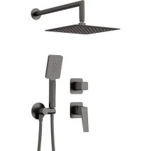 Concealed shower set