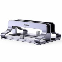 Ugreen Ugreen LP258 Vertical Stand for 2 Devices, Aluminum, for Laptop and Tablet - Silver