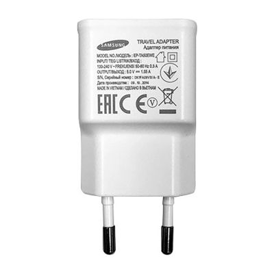 2. Samsung EP-TA50EWE 8W USB-A Wall Charger with MicroUSB Cable ECB-DU4AWE (Bulk - Replacement Packaging) - White