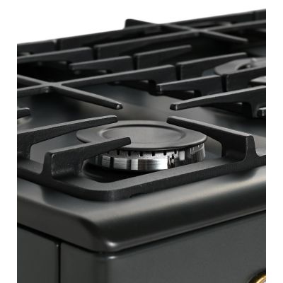 6. Ravanson Retro KWGE–90AR gas-electric cooker (black)