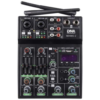 6. DNA MIXMIC 2 - set (USB audio mixer + 2 wireless microphones)