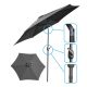 300CM FOLDABLE GARDEN UMBRELLA GREY