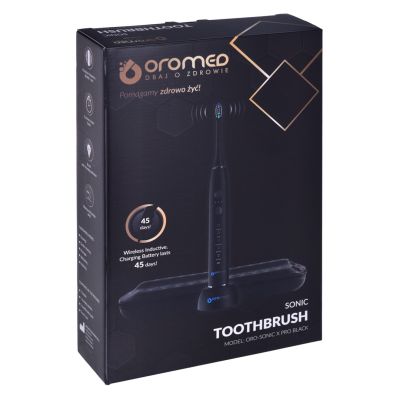 7. ORO-SONIC X PRO BLACK Sonic Toothbrush