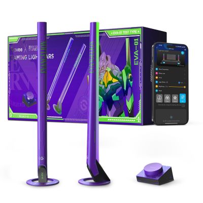 2. Govee Smart Gaming Light Bars 24W Wi-Fi/Bluetooth Smart Wall Lamp