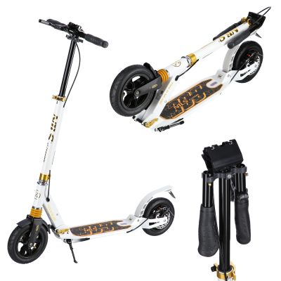 3. HM209T WHITE-GOLD SCOOTER WITH DISC BRAKE NILS EXTREME