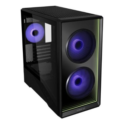 3. Lian Li Vector V150 INF mATX Gehäuse, Tempered Glass - black