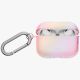 2. Uniq Iridescia Hang Case for AirPods Pro 3 - Transparent Pink