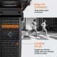 6. Spigen Athlex Air Strap for Garmin QuickFit 22mm - Black and Orange