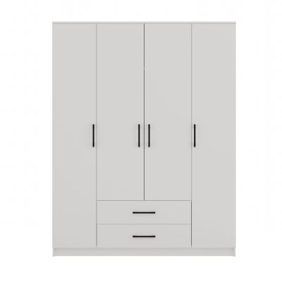 ROMANA WARDROBE 160X205 WHITE WITHOUT MIRROR