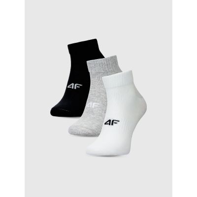 Women's casual ankle socks (SET OF 3) 4F 4FWMM00USOCF448-94S