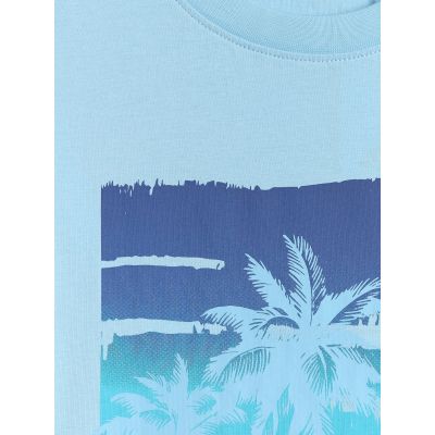 5. Men's regular printed T-shirt 4F 4FRSS26TTSHM4291-34S