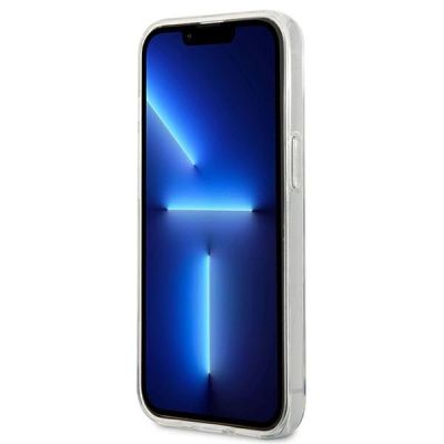 5. Karl Lagerfeld Flower Ikonik Karl Case for iPhone 13 mini - Transparent