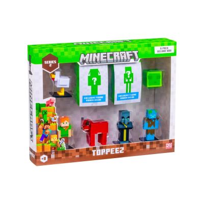 3. MINECRAFT S2 FIGURES - 8 PACK DELUXE BOX (ASSORTMENT)