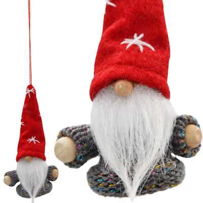 RED LEPHOBE BAUBLE PENDANT 11CM