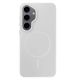17. 3mk Smoke MagCase for Samsung Galaxy S25 - white-transparent