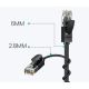 10. Ugreen cable internet network cable Ethernet patchcord RJ45 Cat 6A UTP 1000Mbps 10m black (70656)
