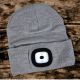 4. GREY HAT WITH 4-LED HEADLAMP 120 LM 3 LIGHT MODES FOR OUTDOOR ACTIVITIES