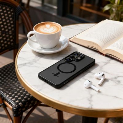 6. Tech-Protect Magmat MagSafe Case for Samsung Galaxy S26 Ultra - Black