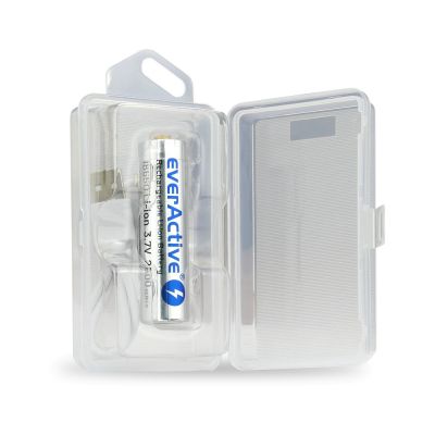4. EVERACTIVE BATTERY EVERACTIVE 18650 3.7V LI-ION 2600MAH MICRO USB WITH PROTECTION BOX EV18650-26M