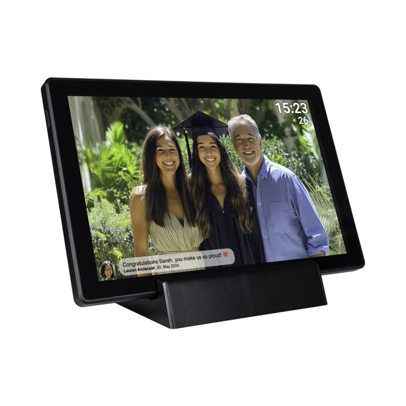 3. Denver PFF-1070B Digital Photo Frame Black 25.6 cm (10.1") Touchscreen Wi-Fi