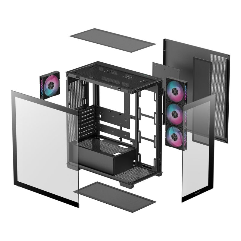 27. DeepCool CG580 4F R-CG580-BKADA4-G-1 Midi Tower Case Black