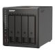 7. Qnap TS-453E-8G, Tower, 4 x 2.5"/3.5" SATA, Intel Celeron J6412 4C/4T, 8 GB DDR4 onboard not expandable, 2 x 2.5GbE, External adapter (PSU)